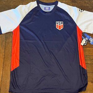 U.S. Soccer / Futbol Red/White/Blue T Shirt - Size XL